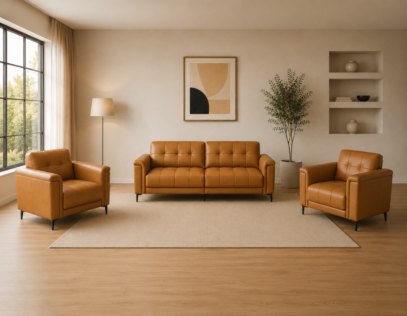 Classic 3+1+1 Sofa Set